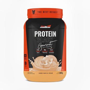 Imagem de Protein Black Gourmet Vanilla Cream - Pote 840G - New Millen