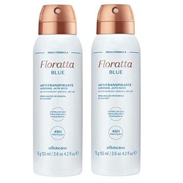 Imagem de Desodorante Aerosol Feminino Floratta Blue O Boticário - Kit Com 2 Unidades