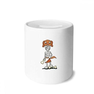 Imagem de DIYthinker Egypt Mummy Horus chapéu para cachorro caixa de dinheiro caixa de cerâmica porta-moedas presente de cofrinho