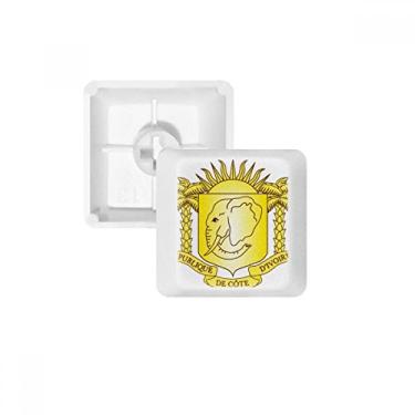 Imagem de Kit de atualização de teclado mecânico PBT com emblema nacional Coate D'Ivoire