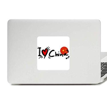 Imagem de I Love China Palavra Coração Decalque Vinil Paster Laptop Adesivo Decoração PC