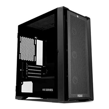 Gabinete Gamer Pichau HX600, RGB, Full-Tower, Lateral de Vidro, Branco,  PG-HX6-WH01