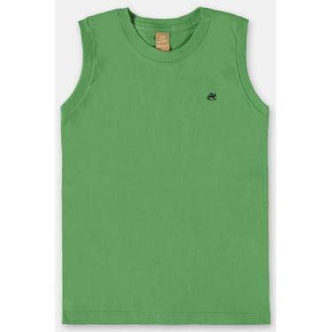 Imagem de Camiseta Infantil Regata Verde - Cutti Boutique