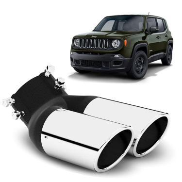 Imagem de Ponteira De Escapamento Jeep Renegade 2016 Até 2023 Classic