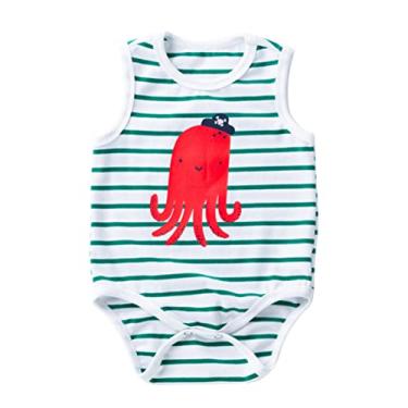 Imagem de CALLARON macacões de bebê roupas de bebê recém-nascido camisola de lingerie roupas recém-nascidas vestido para o verão body infantil camisetas infantis animal macacão pijamas menino algodão