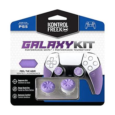 Imagem de KontrolFreek Kit de desempenho FPS Freek Galaxy para controle PlayStation 5 (PS5) | Inclui polegares de desempenho e punhos de desempenho | Roxo