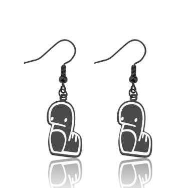 Imagem de Brincos Stay Merch Bang Chan Dino Gift SKZ Bang Chan Dinossauro Worm Kpop, Metal, aço inoxidável