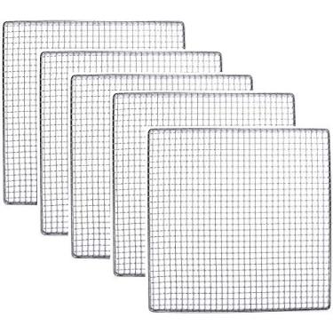 Imagem de 5 bandejas de aço inoxidável se encaixam em substituição do desidratador Excalibur UPGRADE prateleira de alimentos tela de malha da Bright Kitchen (5 bandejas)