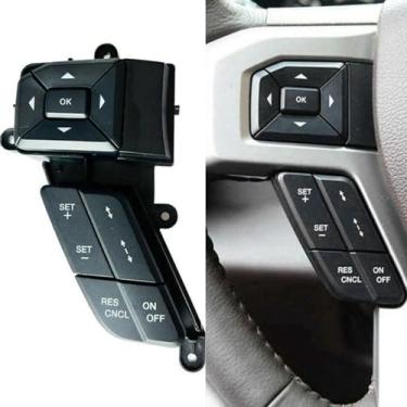 Imagem de 1 Pcs 12Pinos Eletrônico Esquerdo Controle De Cruzeiro Interruptor De Controle De Volante Carro Botão De Pressão Para Ford F-150 2015-2018 FL3T-9E740-BBW