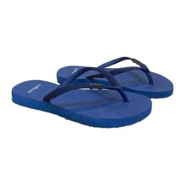 Imagem de Chinelo Colcci feminino Velvet Azul Darkness-Feminino