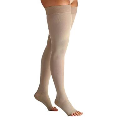 Imagem de Meia Coxa 7/8 AF 863 Select Comfort 30-40 mmHg sem Ponteira, Bege, Sigvaris