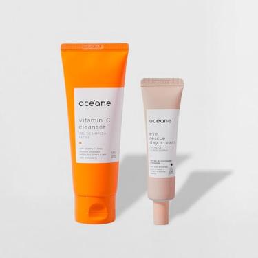 Imagem de Kit Creme Antissinais Diurno Para Área Dos Olhos + Gel de Limpeza Facial com Vitamina C (2 Produtos)