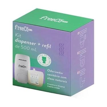 Imagem de Freecô Pro Bloqueador De Odores Sanitários - Dispenser Branco + Refil 500ml