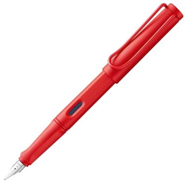 Imagem de Lamy Caneta-tinteiro Safari Cosy 020, edição especial, moderna na cor morango, com aderência ergonômica e design atemporal, resistência à ponta EF, modelo especial, pacote com 1