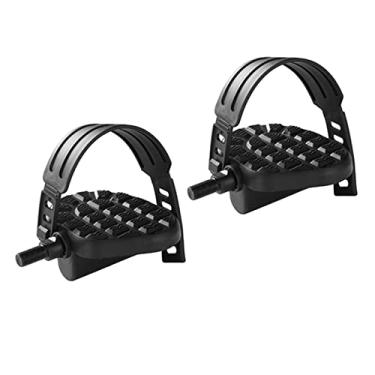 Imagem de YIJU 1 par de correias para pedal de ergométrica - correias de qualidade e alargadas para ergométrica para academia, Long 9/16