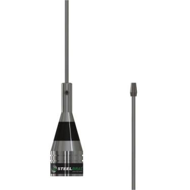 Imagem de Antena Móvel Vhf 57cm 100w 1/4 De Onda 130-900mhz Ap0186 Steelbras 