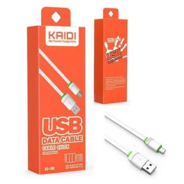 Imagem de Cabo Usb Android Carregamento E Dados Kaidi 1m Kd305, Kd-305, 1 cabo, 