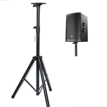 Imagem de Suporte Caixa De Som Tripé Pedestal Ativa Passiva Bertô 40kg Altura Ajustável Aço Reforçado Antiderrapante