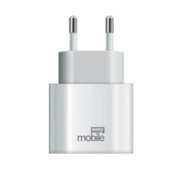 Imagem de Carregador de Tomada Tipo C Mobile 20w Pro Easy, Branco