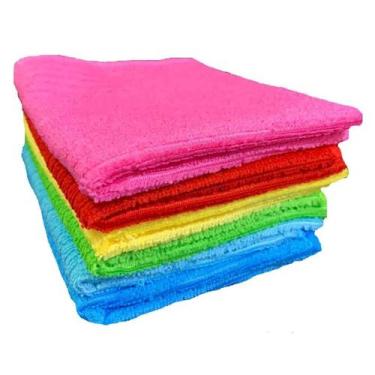 Imagem de Kit com 5 Flanelas em Microfibra para Limpeza em Geral - AG8267 - ds