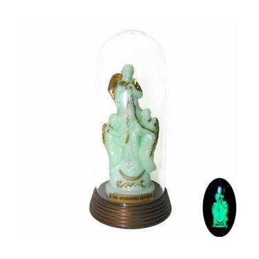 Imagem de Imagem Fosforescente Nossa Senhora Desatadora Dos Nós Maria com Redoma