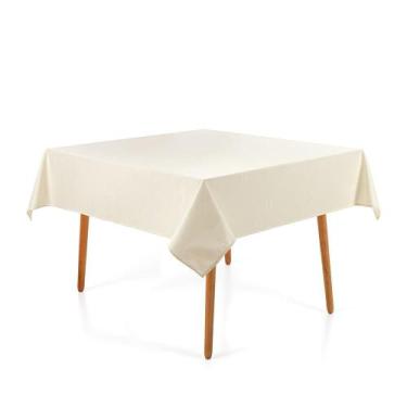 Imagem de Toalha de Mesa Quadrada Karsten 8 Lugares Celebra Desirée Pérola, U
