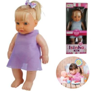 Imagem de Encantadora Brinquedo Isinha Baby Loira Para Sua Filha Ideal Para Pres