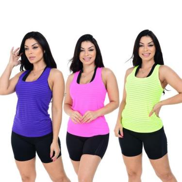 Imagem de 3 Regata Feminina Confortavel Blusa Academia Roupa Esportiva - FLC MOD