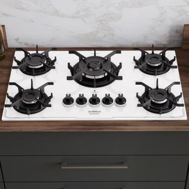 Imagem de Cooktop Itatiaia Itamaster 5 Bocas - Branco