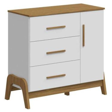 Imagem de Cômoda  Infantil Guti retrô 1 pt lisa - PEROBA MóVEIS