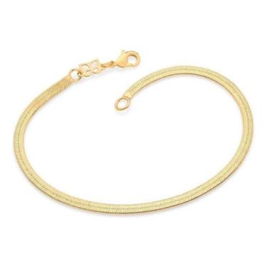 Imagem de Pulseira Rommanel Feminino Banhada Ouro Gio Antonelli 552031 Comprimen