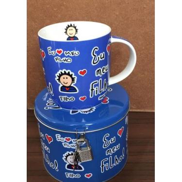 Imagem de Caneca Eu Amo Meu Filho Na Lata Cofre - Happy Days