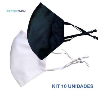 Imagem de Máscara Antiviral Reutilizável 3 Camadas Infanto-Juvenil c/ Laudo Prot