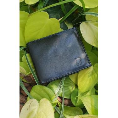 Imagem de Carteira Clapham Masculina Leeds em Couro, Preto