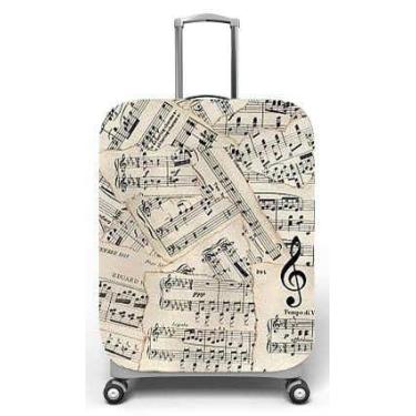 Imagem de Capa para mala de viagem G, medidas max C48x A75 x P29cm Estampa Parti