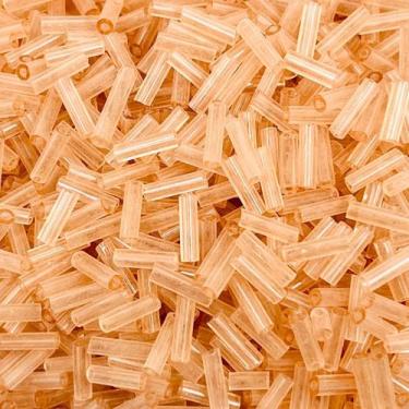 Imagem de Miçanga Passante Canutilho Salmão 7mm 1000pçs 50g - Macall