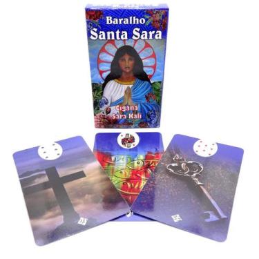 Imagem de Baralho de Tarô Cigana Sara Kali com Manual Padroeira Cigana - Mandala