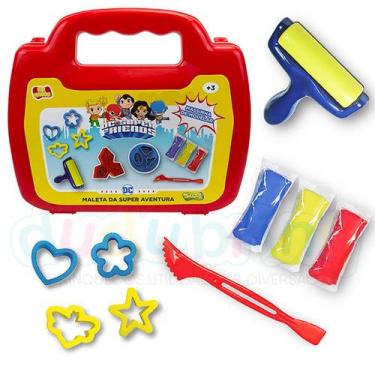 Imagem de Brinquedo Maleta Do Batman Massinha Com Formas E Acessórios - Sunny