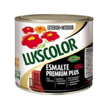Imagem de Tinta Esmalte Branco 225ml Exterior e Interior p/ Metais e Madeira - L