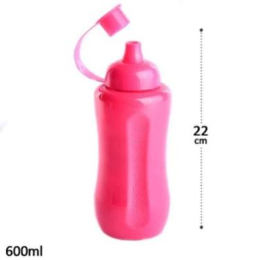 Imagem de Garrafa de Plástico 600ml Squeeze Neon - MENDES