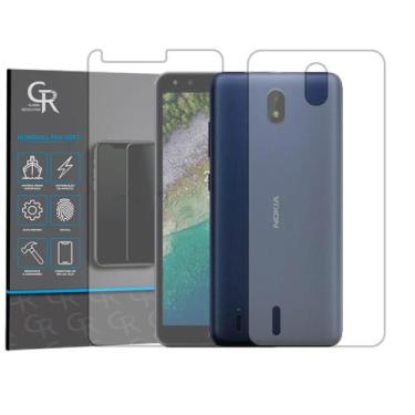 Imagem de Película Hidrogel HD Frente e Verso Para Nokia C01 Plus - GR Global Re