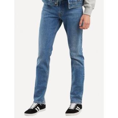 Imagem de Calça Levis Jeans Masculina 511 Slim Stretch Washed Azul-Masculino