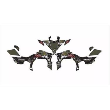 Imagem de Adesivos Quadriciclo Compatível Yamaha Yfz 450r Rbull 0,60mm - SPTS