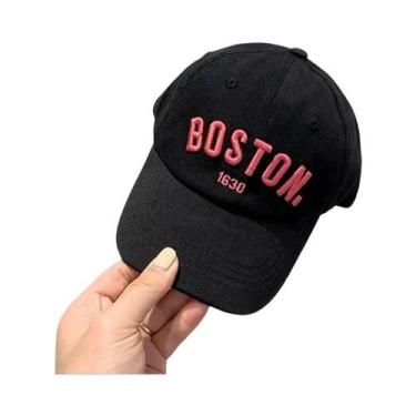 Imagem de Boné de Beisebol Infantil Ajustável com Letras Bordadas - Chapéu de So