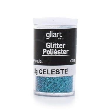 Imagem de Glitter Poliéster 3,5g - Gliart, AZUL CELESTE