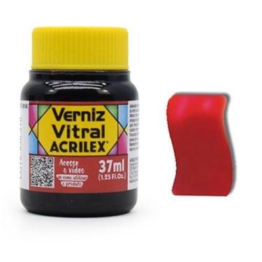 Imagem de Verniz Vitral Acrilex 37ml, 507 - VERMELHO FOGO