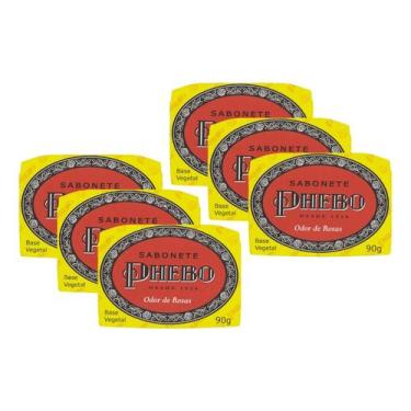 Imagem de Kit 3 Unidades Sabonete em Barra Phebo Odor de Rosas 90g