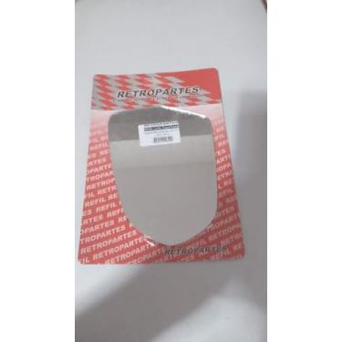 Imagem de Lente para Espelho Retrovisor Esquerdo, Lado Motorista, Agile Montana, 2009-2014, Sem Base