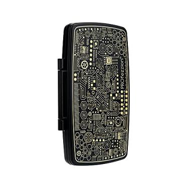 Imagem de PROfezzion Capa para cartão de jogo com 72 compartimentos, carteira resistente à água, organizador para 48 cartões de memória micro SD/TF para 24 cartões de armazenamento Nintendo Switch (preto)