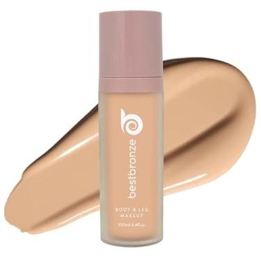 Imagem de Best Bronze Bombshell Maquiagem Corporal e para Pernas - Maquiagem à Prova D'água para Pernas e Base Corporal - para Cicatrizes, Cobertura de Varizes e Corretivo para Pernas (NC15 Bege Claro Dourado)